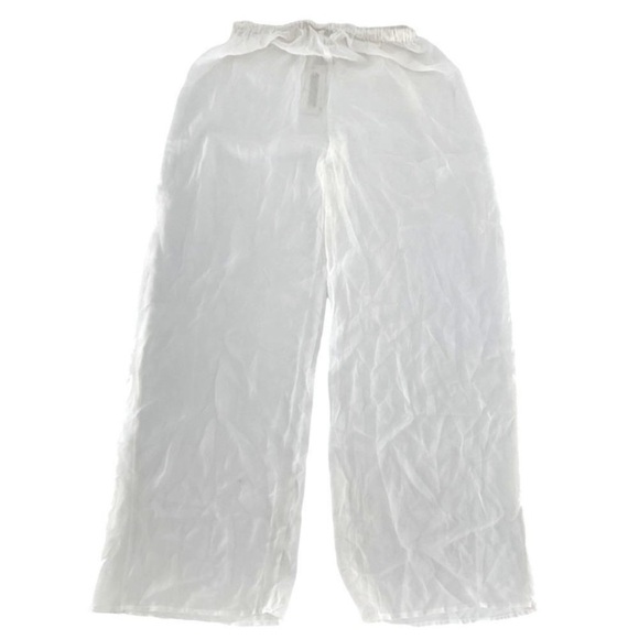 LSpace Catalina Pants Semi Sheer Voile Fabric Beach Pant White - Picture 6 of 13